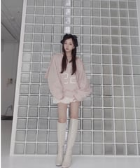 【Pink】♡22♡2Wayカラートップ / ♡22♡2Way Collar Top