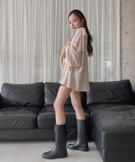 シアーリボントップ /Sheer Ribbon Top