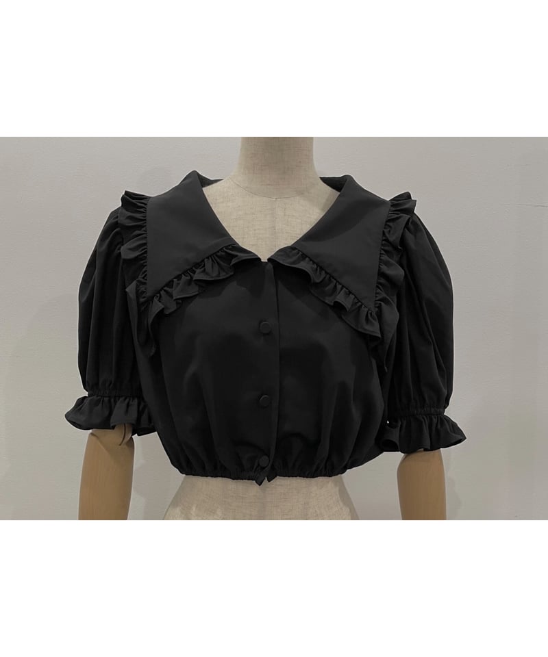2Wayビッグカラーブラウス 2way Big Collar Blouse | FICTIO 2Wayビッグカラーブラウス 2way Big Collar Blouse | FICTIO