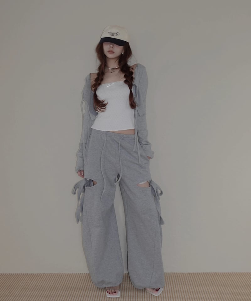 リボンカーディガン/Ribbon Cardigan | FICTION TOKYO OFFIC