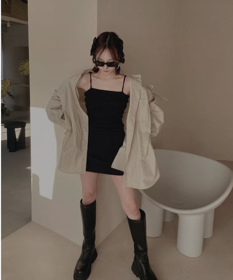 リブキャミソールワンピース / Rib Camisole One-Piece