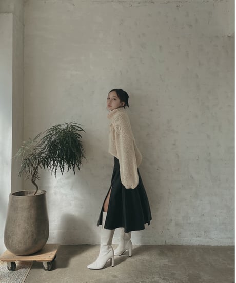 ハンドニッティングリボントップ / Hand Knitting Ribbon Top