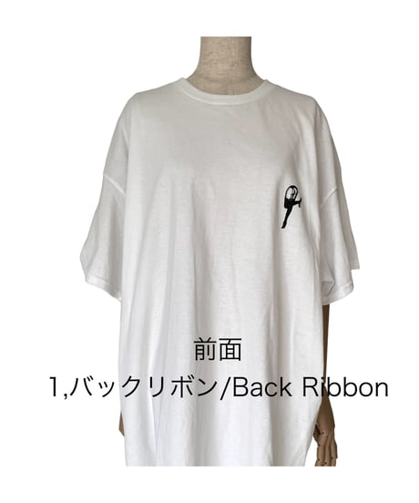 バックリボンTシャツ /Back Ribbon T-Shirts