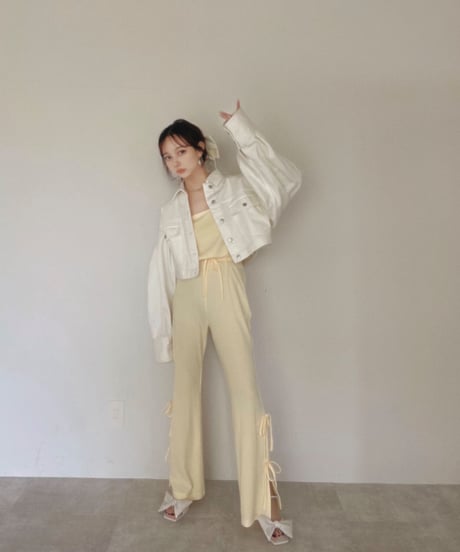 Puff Sleeve Cropped Jacket /パフスリーブクロップドジャケット