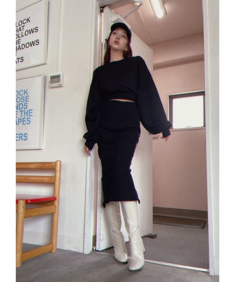スウェットスリットスカート / Slit Sweat Skirt