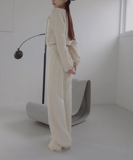 フロントリボンカーディガン(キャミソール付) / Front Ribbon Cardigan (+Camisole)