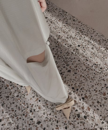 ストローリボンパンプス / Straw Ribbon Pumps