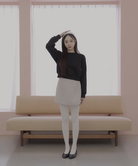 ［DustyPink］ツイードスカート / Tweed Skirt