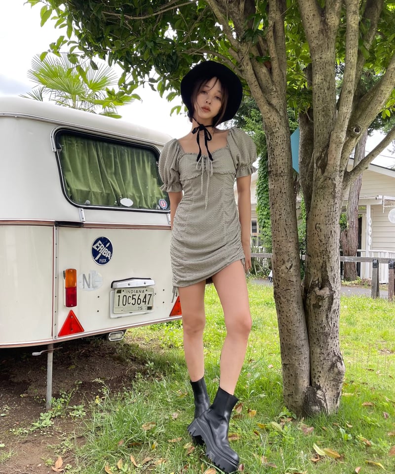 サマーミニドレス Summer Mini Dress | FICTION TOKYO OFFI サマーミニドレス Summer Mini Dress | FICTION TOKYO OFFI