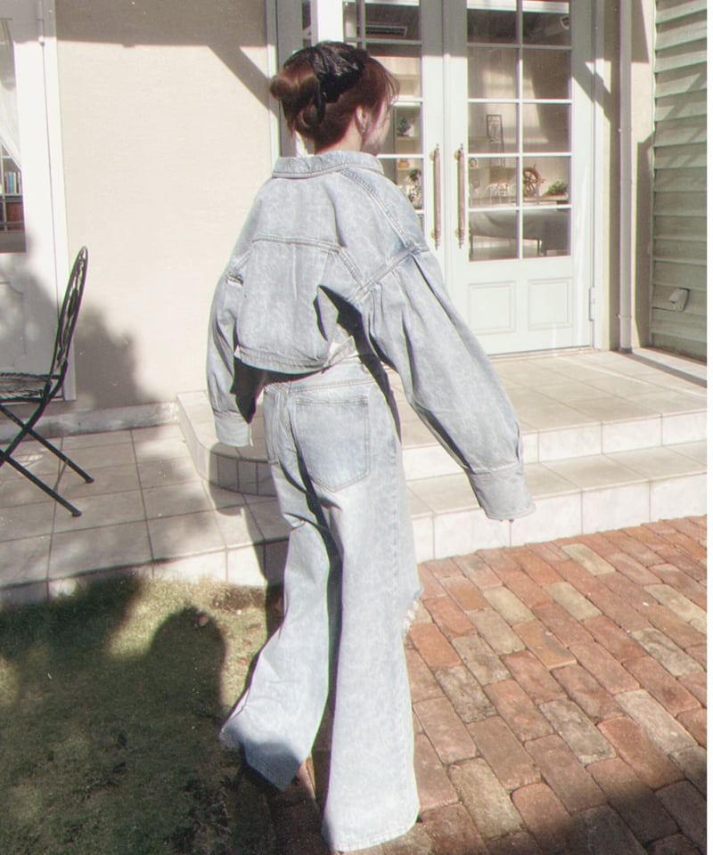 fiction tokyo パフスリーブボレロ Puff Sleeve Cropped Jacket /パフスリーブクロップドジャケット |