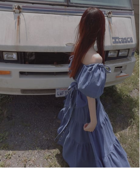 バルーンスリーブデニムトップ / Ballon Sleeve Denim Top