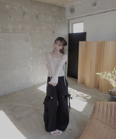 サイドカットスウェットパンツ/Side Cutting Sweat Pants