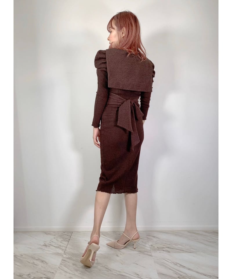 Sailor Collar Gown One-piece セーラーカラーガウンワンピース |