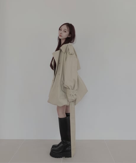 2Wayバルーントレンチコート / 2Way Balloon Trench Coat