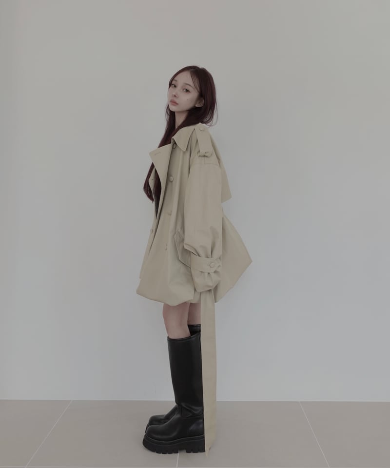 2Wayバルーントレンチコート / 2Way Balloon Trench Coat | FI