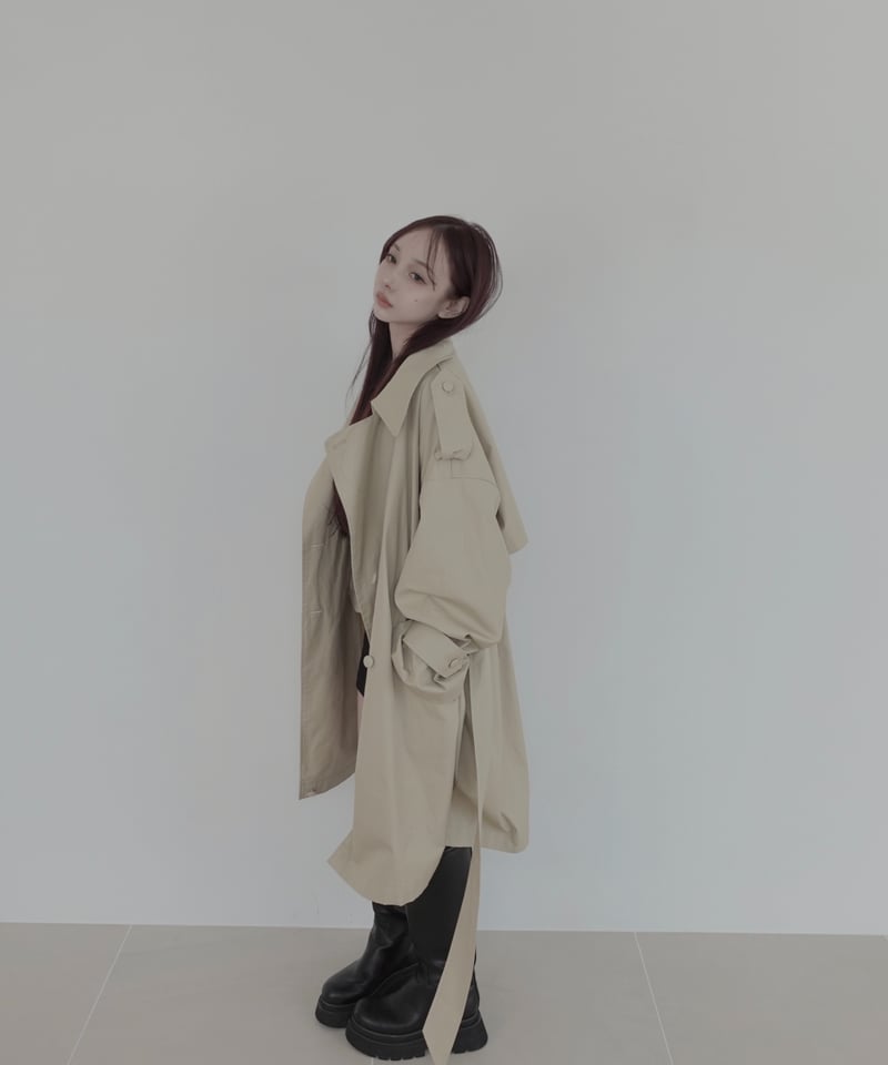 2Wayバルーントレンチコート / 2Way Balloon Trench Coat | FI
