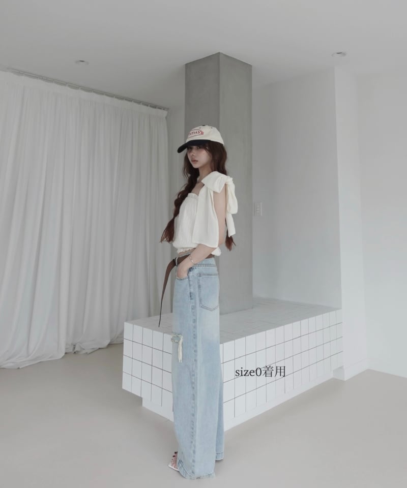 LightBlue】バレルデニム / BarrelLeg Denim | FICTION T