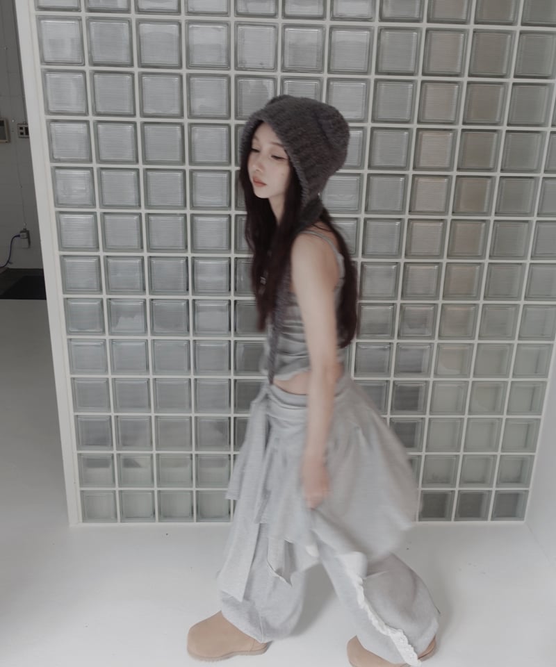 Sweat Gray】ランダムスカート / Random Skirt | FICTION T