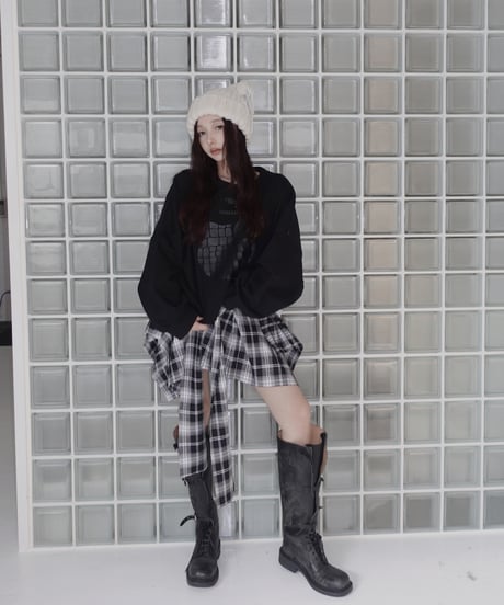 【Check】ランダムスカート / Random Skirt