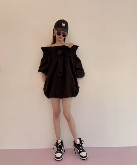 バルーンチュニックワンピース / Balloon Tunic One-Piece