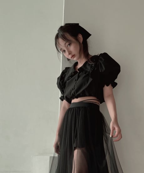 2Wayビッグカラーブラウス  2way Big Collar Blouse
