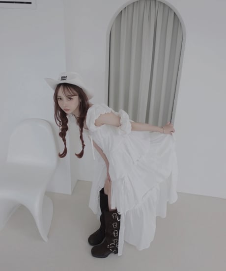 【White】ガウンドレス/Gown Dress