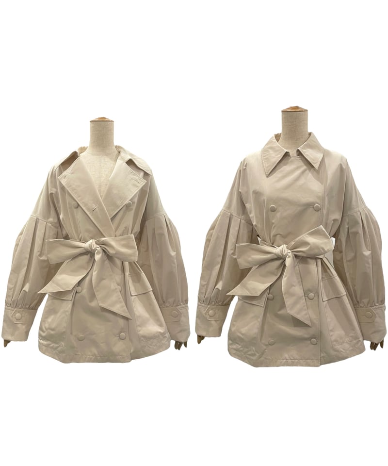 ボリュームスリーブトレンチコート / Volume Sleeve Trench Coat