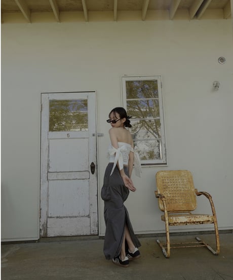 バックスリットカーゴスカート / Back Slit Cargo Skirt