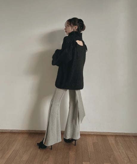 ハンドニッティングリボントップ / Hand Knitting Ribbon Top