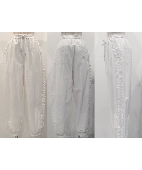 Raffled Jogger Pants ジョガーパンツ