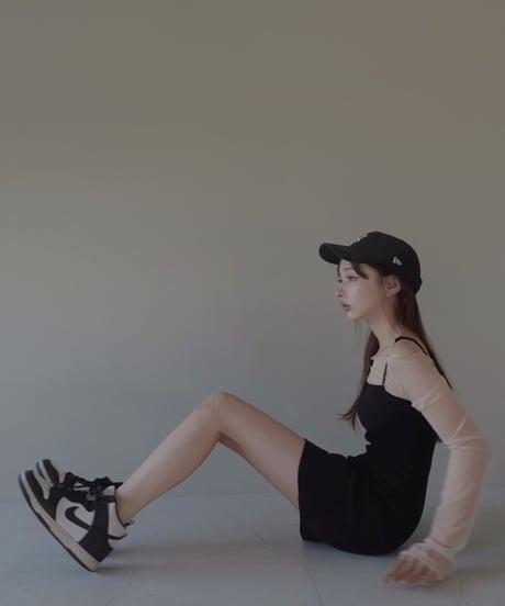 【Basic Collection】シアークロップドトップ-Short- /Sheer Cropped Top