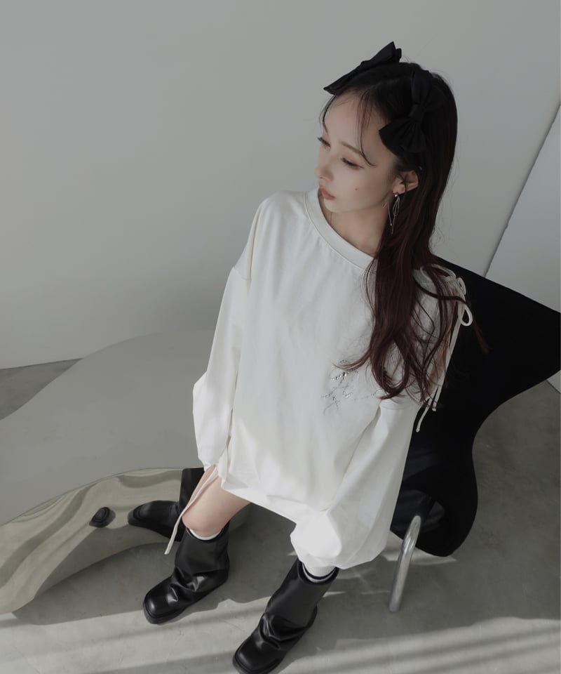 ビジューロングスリーブT / Bijou Long Sleeve T | FICTION TO ビジューロングスリーブT / Bijou Long Sleeve T | FICTION TO