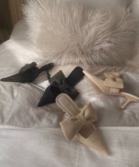 fictiontokyo「メッシュリボンパンプス」 メッシュリボンパンプス /Mesh Ribbon Pumps | FICTION TOKYO