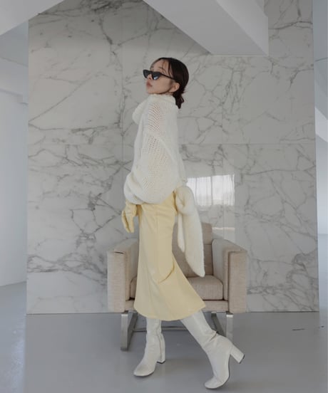 レザーベアワンピース(+グローブ) /FauxLeather Bare One-Piece(+Glove)