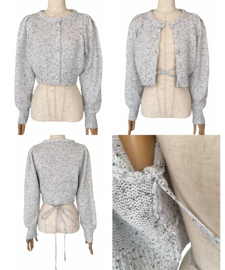 フロントクロスニットカーディガン / Front Cross Knit Cardigan