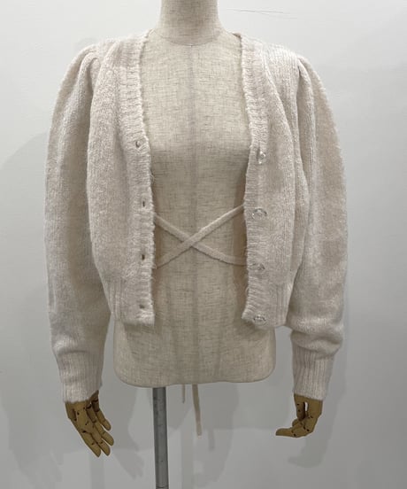 フロントクロスニットカーディガン / Front Cross Knit Cardigan