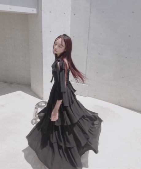 【Black】サマーロングドレス / Summer Long Dress