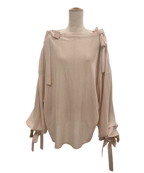 シアーリボントップ /Sheer Ribbon Top