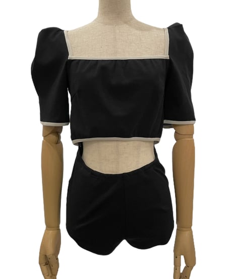 2Wayパイピングボディースーツ / 2Way binding Body Suit