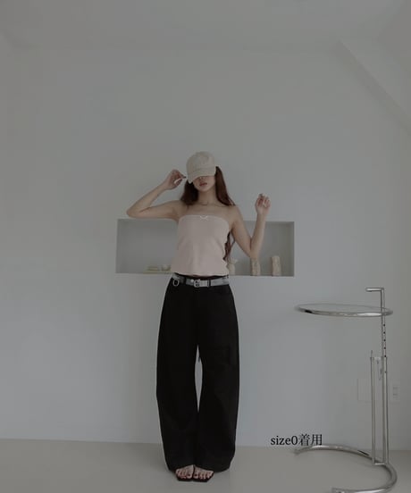 【Black】バレルデニム / BarrelLeg Denim