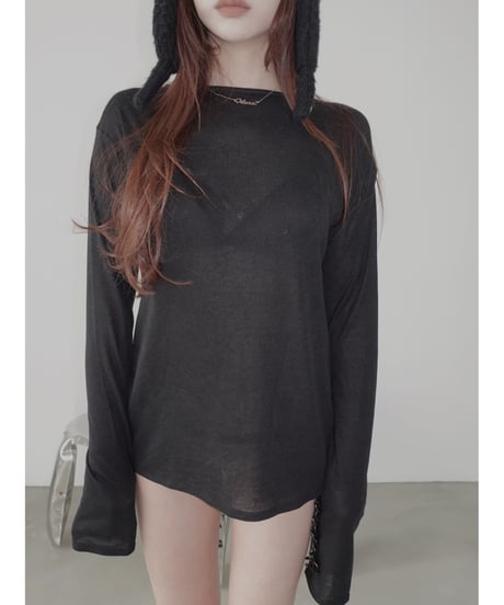 【Basic Collection】2Wayシアートップ /2Way Sheer Top