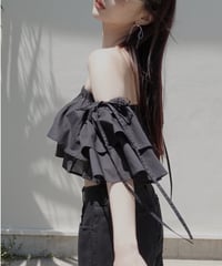 3wayスリーブボリュームフリルトップ / 3Way Sleeve Volume Frills Top