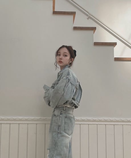 Puff Sleeve Cropped Jacket /パフスリーブクロップドジャケット