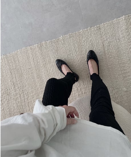 ケーブルパターンレギンス / Cable Pattern Leggings