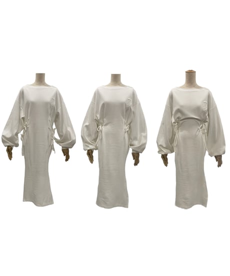 バックスリットロンTワンピ /Back Slit Long Sleeve T One-Piece