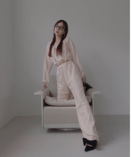 フロントリボンカーディガン(キャミソール付) / Front Ribbon Cardigan (+Camisole)