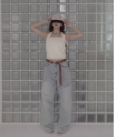 【LightBlue】バレルデニム / BarrelLeg Denim