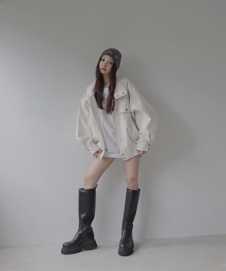 トラックソールロングブーツ / Track Sole Long Boots