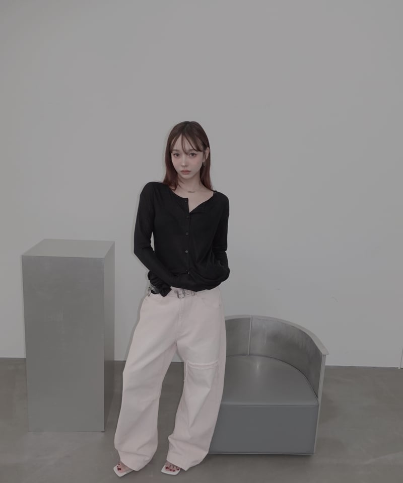 Basic Collection】2Wayシアートップ /2Way Sheer Top |