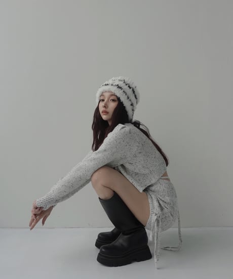 フロントクロスニットカーディガン / Front Cross Knit Cardigan